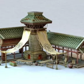 Ancient Blacksmith Shop 3d model