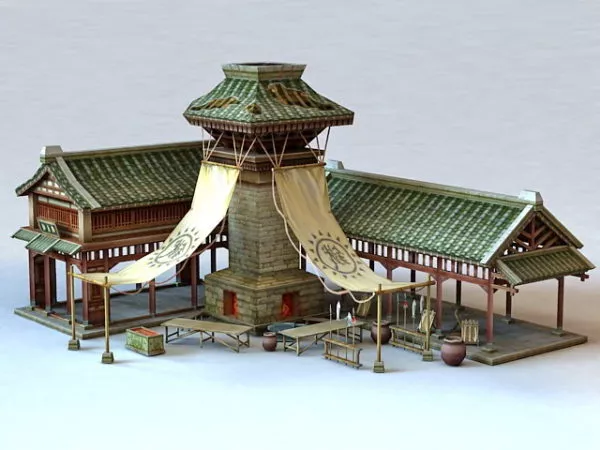 Ancient Blacksmith Shop 3d model Ancient Blacksmith Shop 3d model