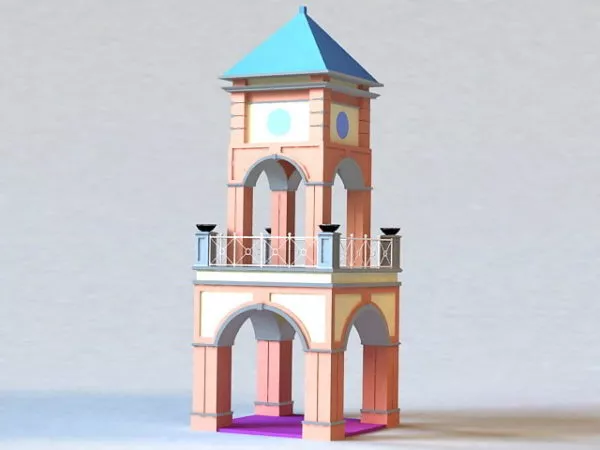 Small Bell Tower 3d model Small Bell Tower 3d model