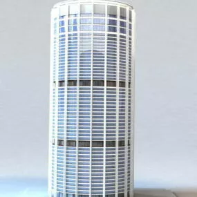 Round Building 3d model