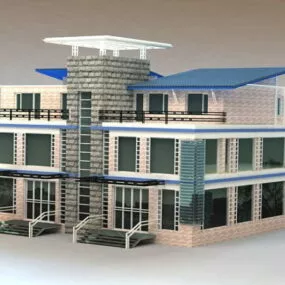 Modern Townhome 3d model