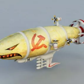 Red Alert Kirov Airship 3d model