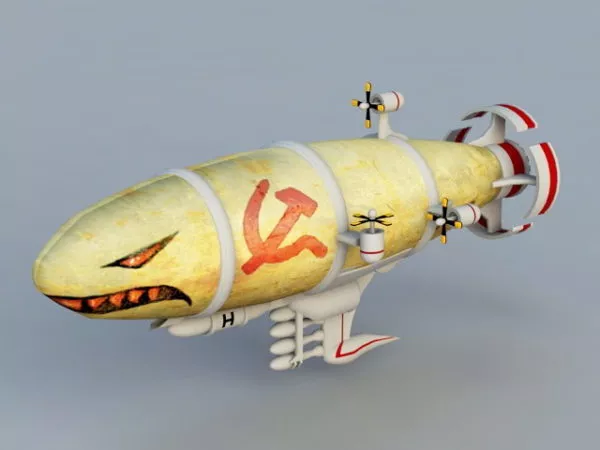 Red Alert Kirov Airship 3d model Red Alert Kirov Airship 3d model