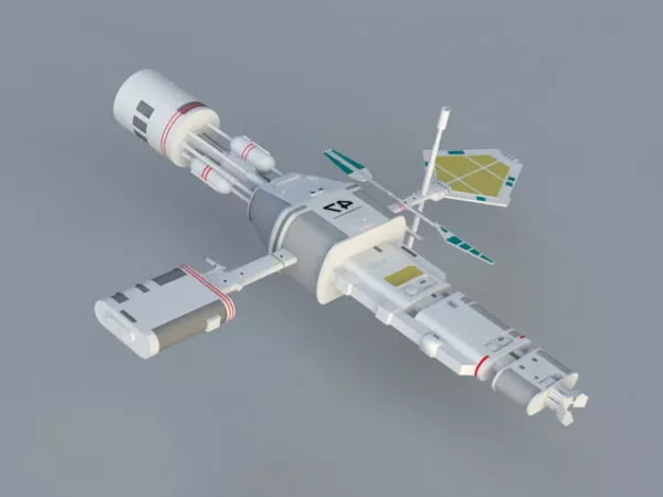 Starfleet Subspace Relay Station 3d model Starfleet Subspace Relay Station 3d model