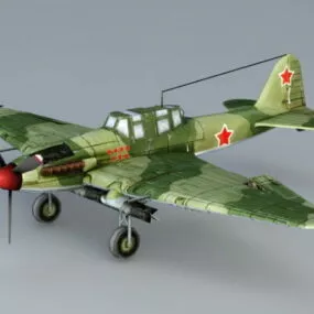 Ilyushin Il-2 Sturmovik 3d model