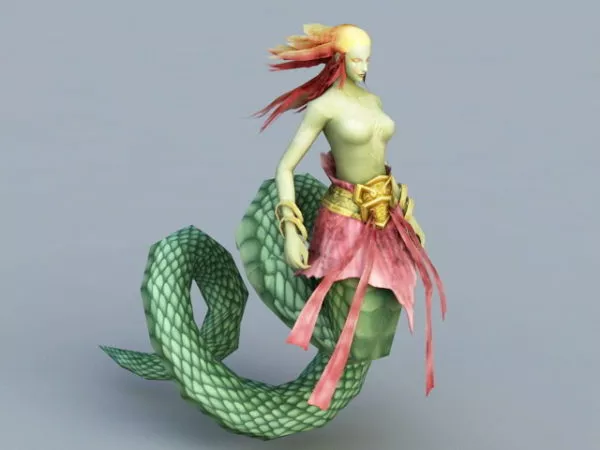 Red Snake 3d model