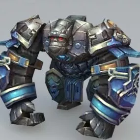 Gorilla Golem Monster 3d model