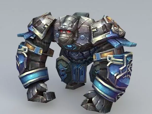 Realistic Black Gorilla 3d model