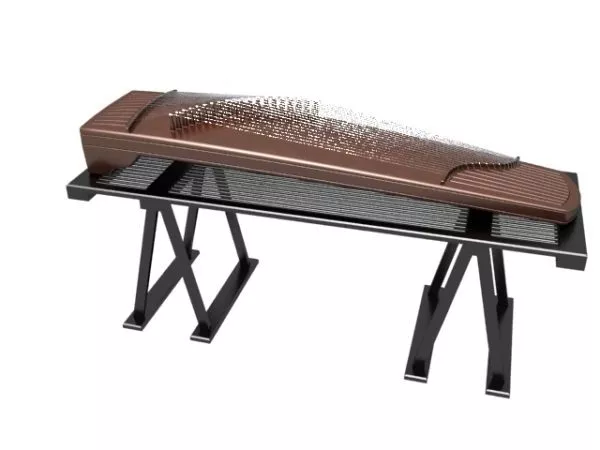 Modern Guzheng 3d model Modern Guzheng 3d model