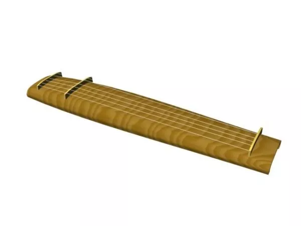 Japanese Koto 3d model Japanese Koto 3d model