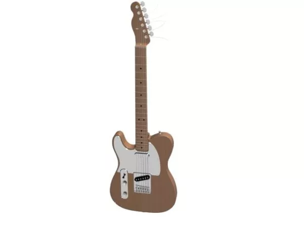 Electrically Amplified Guitar 3d model Electrically Amplified Guitar 3d model