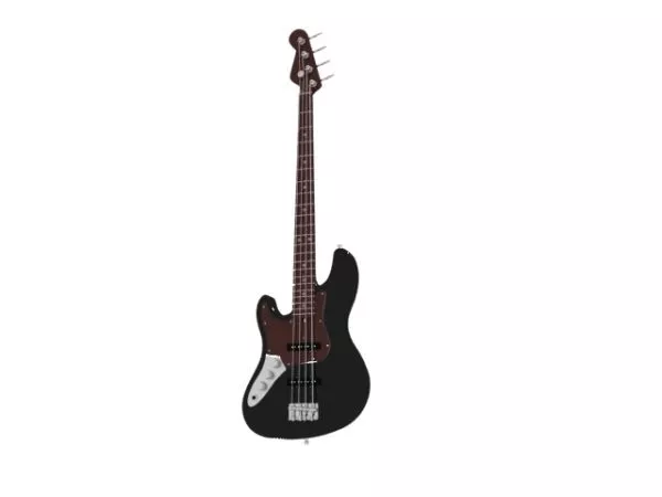 Instrument Guitar Acoustic With Black Color 3d model
