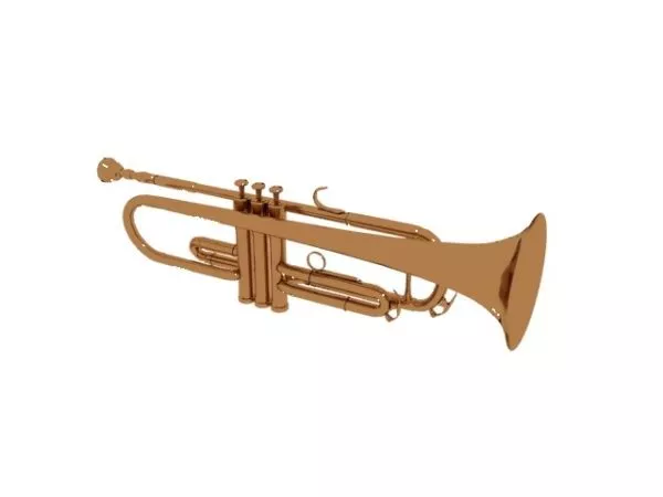 Standard Trumpet 3d model Standard Trumpet 3d model