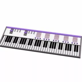 Midi Keyboard 3d model