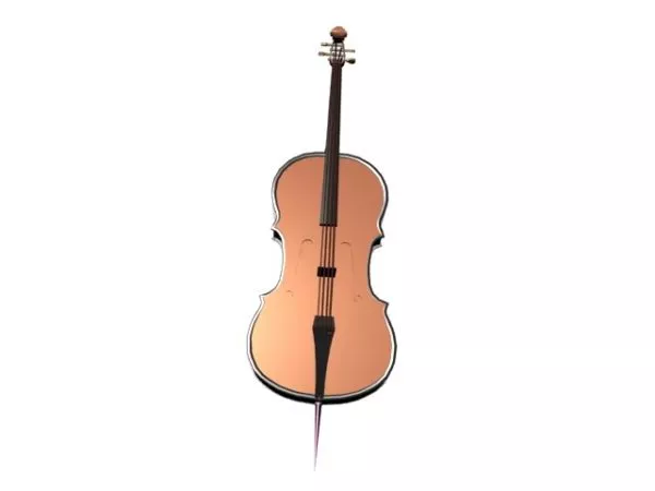 Bass Violoncello 3d model Bass Violoncello 3d model