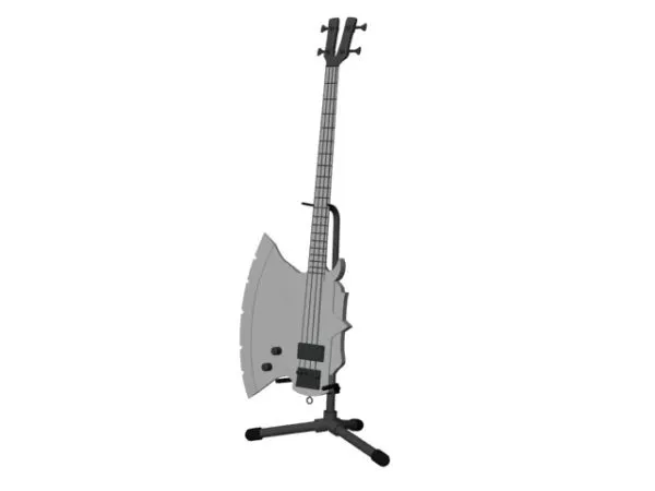 Old Guitar 3d model