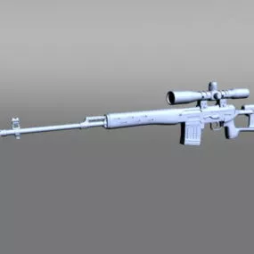 Tactical Rifle 3d model