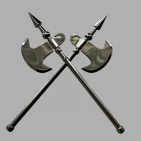 Spear Battle Axe 3d model