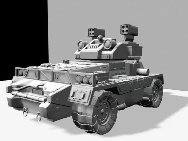 Future Ground Combat Vehicle 3d model Future Ground Combat Vehicle 3d model