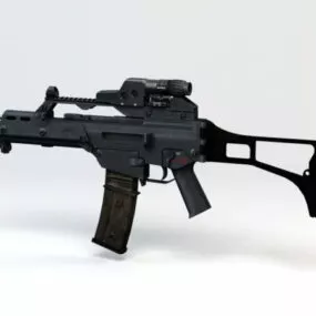H&k G36c Rifle 3d model