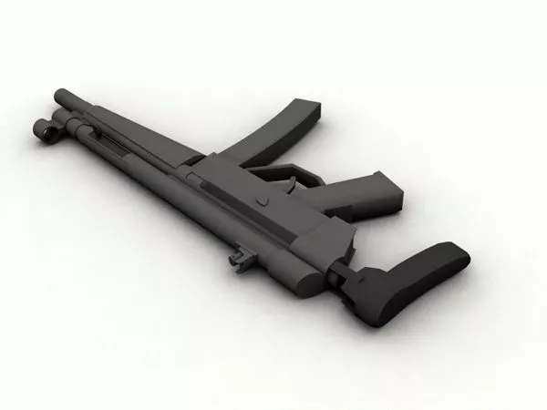 Hk Mp5 3d model Hk Mp5 3d model