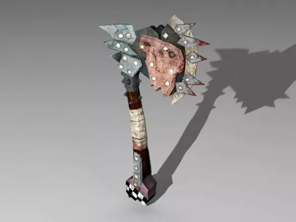 Ancient War Axe 3d model Ancient War Axe 3d model