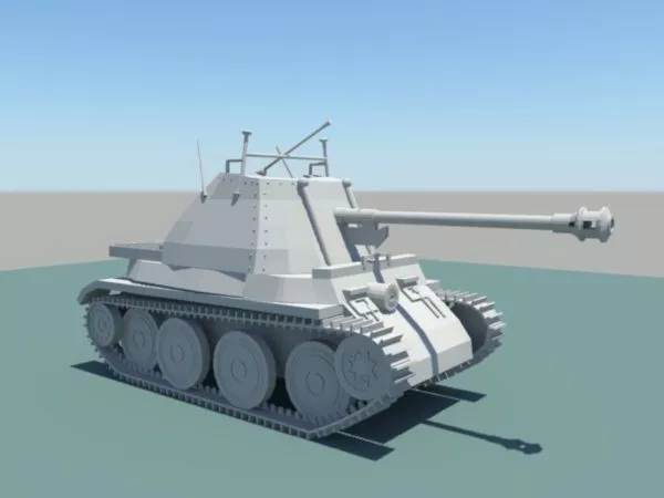 Vintage Tank 3d model Vintage Tank 3d model