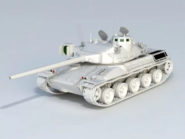 French Amx Tank 3d model French Amx Tank 3d model