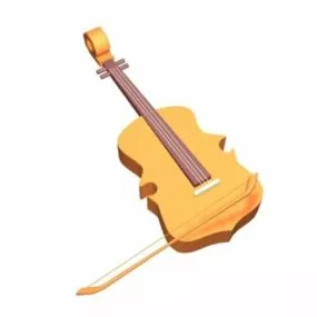 Plywood Violin 3d model