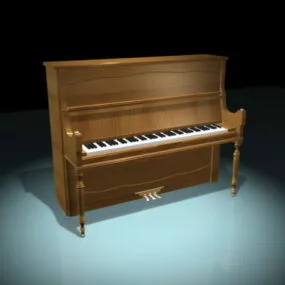 Upright Piano 3d model