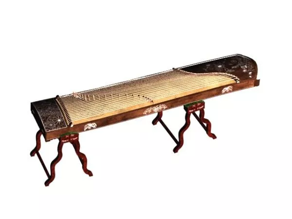 Koto Japanese Instrument 3d model Koto Japanese Instrument 3d model