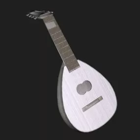 European Lute 3d model