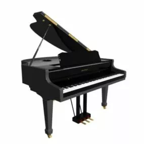 Tribal Tuesday Piano 3d model