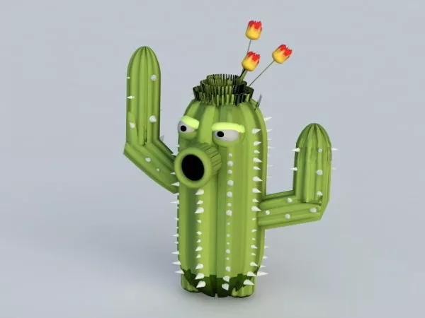 Cartoon Cactus 3d model Cartoon Cactus 3d model