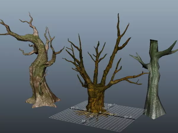Dead Trees 3d model Dead Trees 3d model