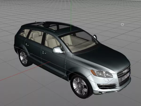 Audi Suv Q7 3d model Audi Suv Q7 3d model