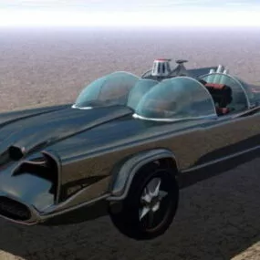 1960s Batmobile 3d model