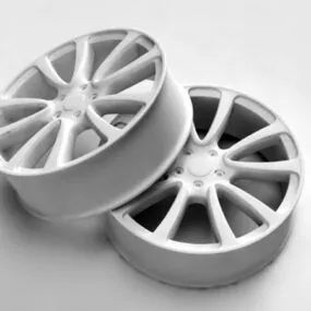 White Rims 3d model