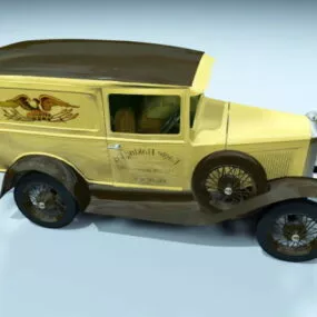 Ford Model A Tudor Sedan 3d model