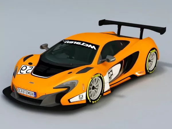Mclaren 650s Gt3 3d model Mclaren 650s Gt3 3d model