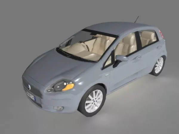 Fiat Punto 3d model Fiat Punto 3d model
