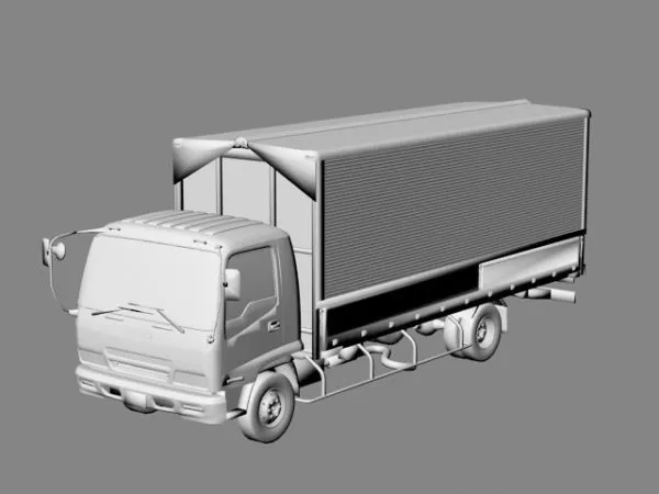 Isuzu Truck 3d model Isuzu Truck 3d model