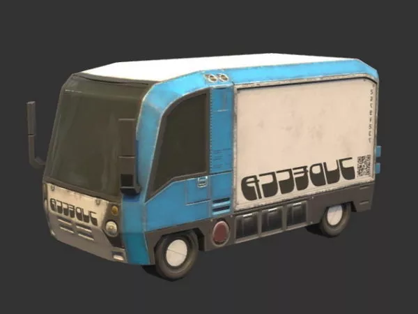 Old Van 3d model Old Van 3d model