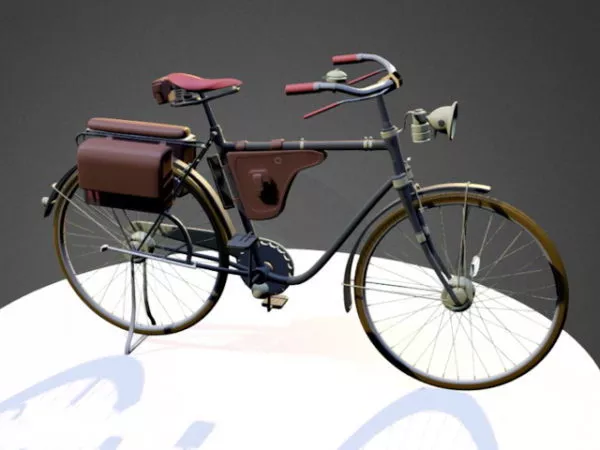 Small Folding Bicycle 3d model