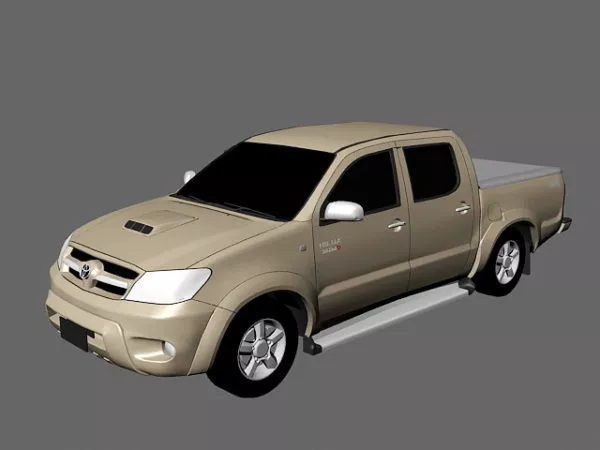 Old Truck Pickup 3d model