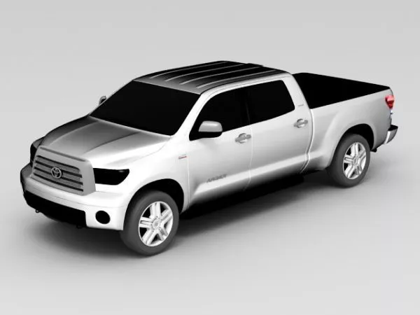 Toyota Tundra Crew Cab 3d model Toyota Tundra Crew Cab 3d model