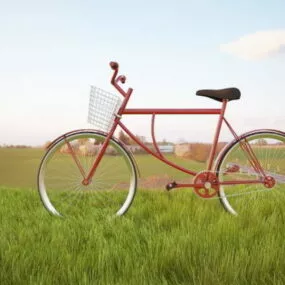 Vintage Cruiser Bike 3d model