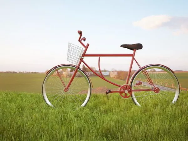 Scifi Bicycle 3d model