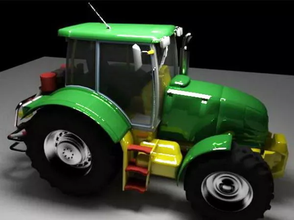 Tractor Grader Truck 3d model