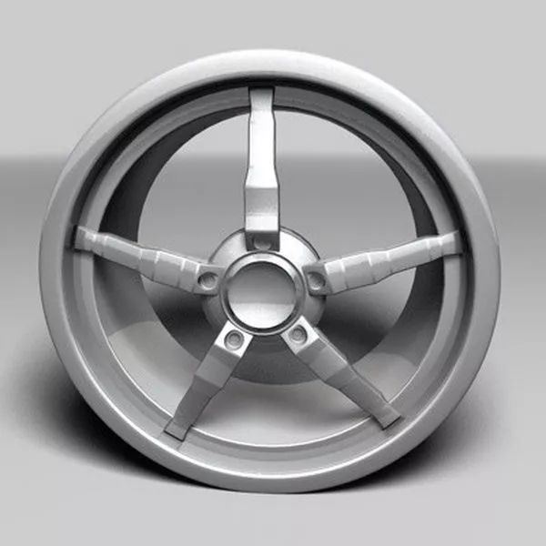 Oki Alloy Wheel 3d model Oki Alloy Wheel 3d model